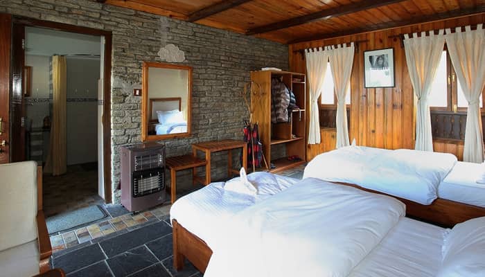 Annapurna luxury lodge room
