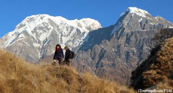 Mardi Himal trek, a short trek in Nepal Himalayas