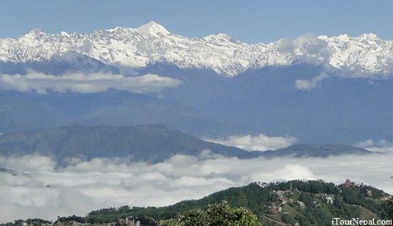 Himalayan Range seen from Nagarkot