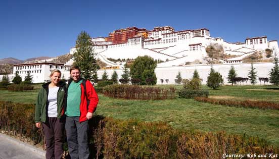 Potala palace in Lhasa Tibet