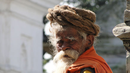 sadhus are renunciates following Bhakti way of enlightenment and are supposed to live on alms.