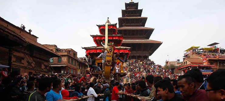 Bisket Jatra festvial in April