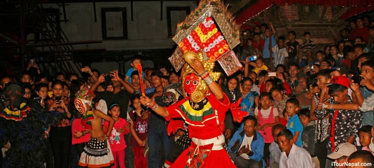 Celebrate festival of Kathmandu with lcoals