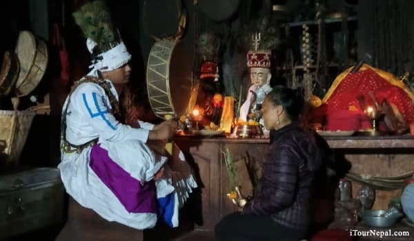 Bon Shaman healing in Nepal