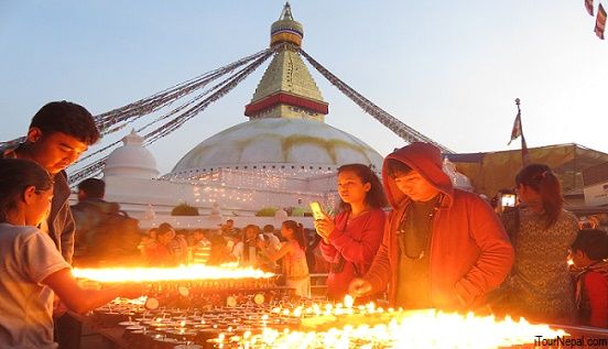 Boudhanath stupa in Kathmandu