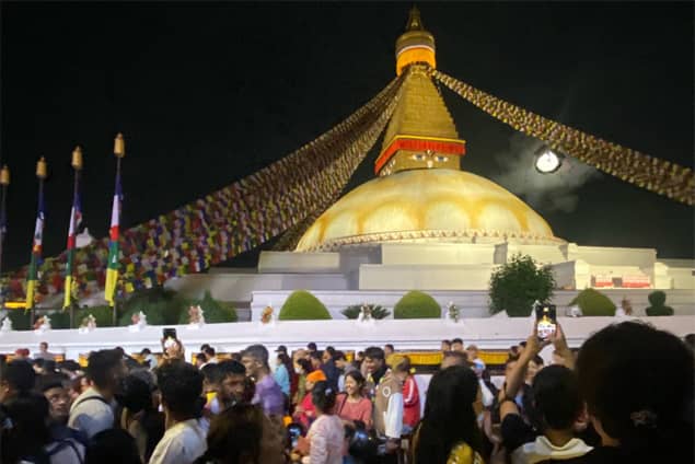 Boudhanath Stupa during Buddha Jayanti