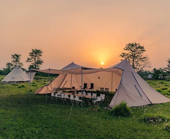 Luxury camp in Bardia National Park.