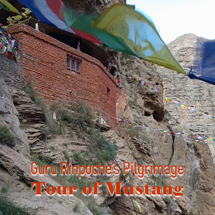 Chungsi cave is the Guru Rinpoche's meditation cave in Mustang