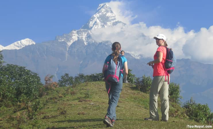 Easy trek in Nepal for beginners and family with kids.