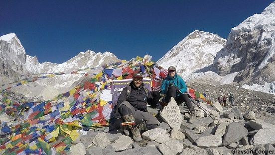 Everest base camp trek in April 2024