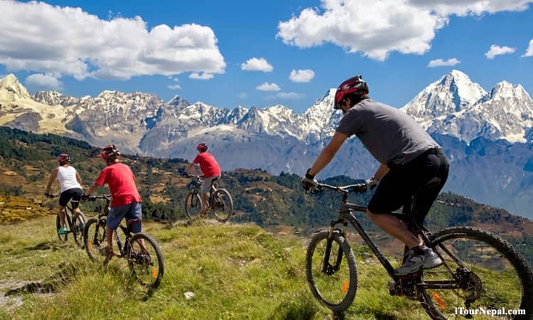 Mountain biking trip for family in Nepal
