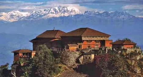 The fort temple or Kalika, Gorkha