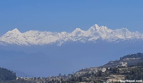 Winter view from Nagarkot Hill Station