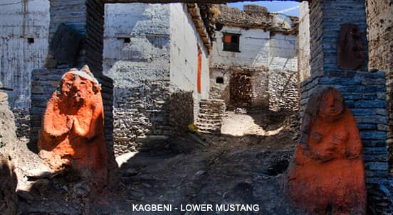 Kagbeni village in lower mustang