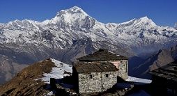 Annapurna South from Khopra Danda