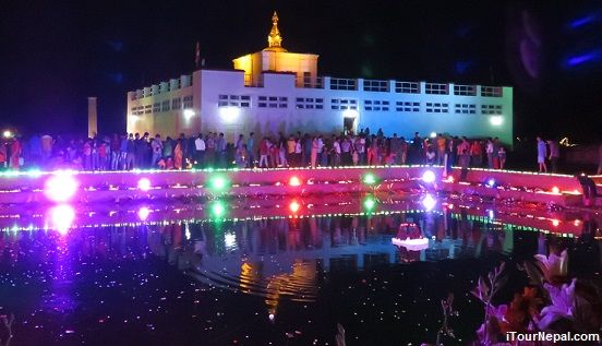 Mayadevi temple in Lumbini the birth place of Buddha