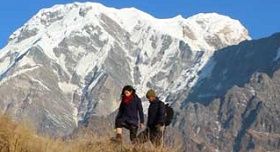 Annapurna South from Mardi Himal trek