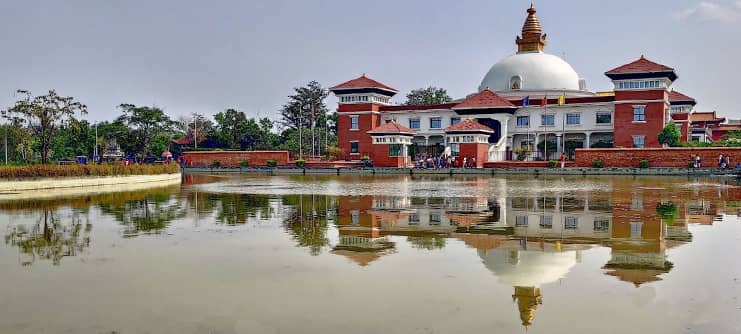 Gautami nuns temple in monastic zone of Lumbini