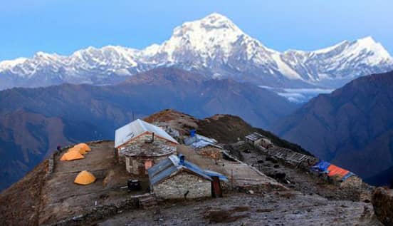 Dhaulagiri seen from Muldai view point