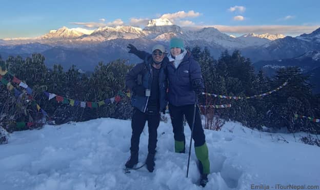 Ghorepani trek in winter