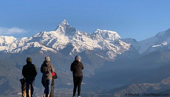 Mt Fishtail seen from Sarangkot - Nepal road trip