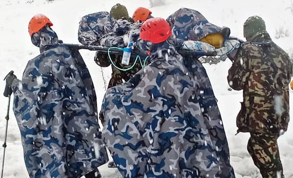 Trekker rescued from Manang