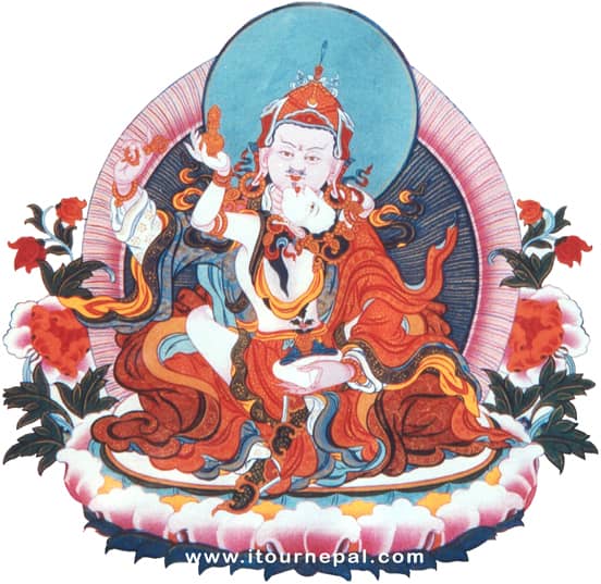Padmasambhava and princess Mandarava