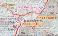 Pikey peeak trek map