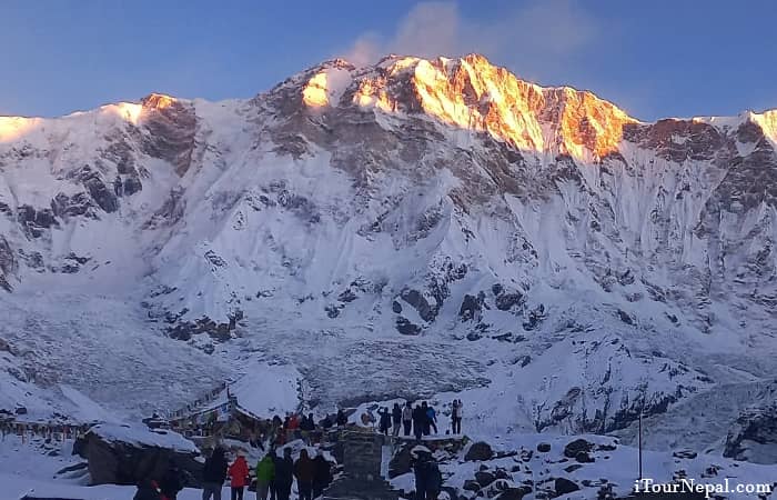 Short trek to Annapurna Base camp.