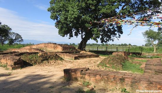 Tilaurakot palace ruin where Buddha spent 29 years