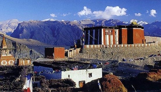 Tsarang village Upper Mustang