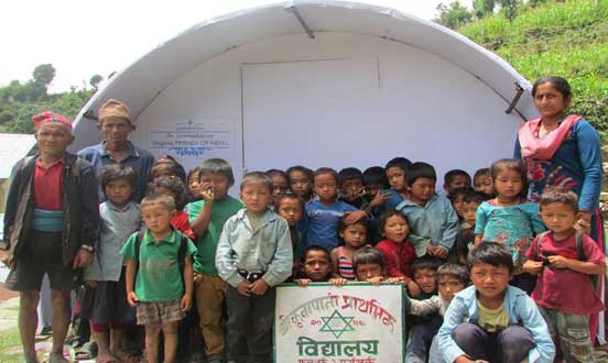 Volunteering in village of Nepal