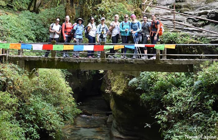 Women trek to Ghorepani